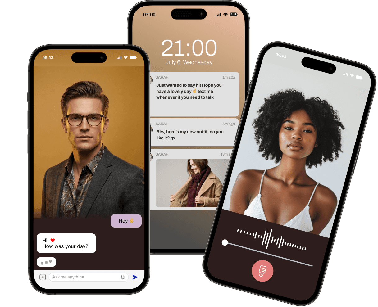 Lovelica AI companion app
